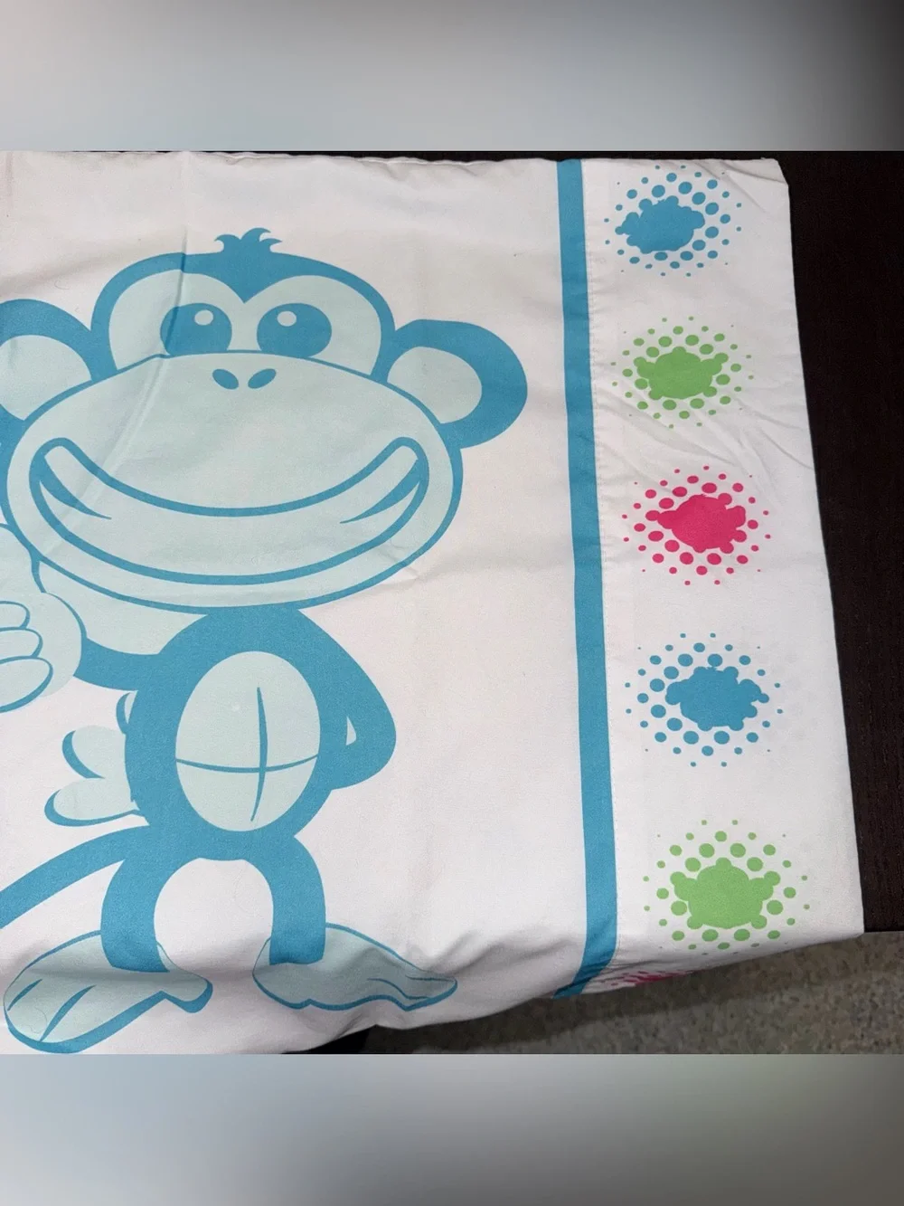 Double bed sheet bright print monkey peace love bed sheet set hippie rock n roll
